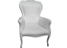 poltrona in pelle bianca.JPG