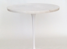 Tavolino marmo bianco saarinen